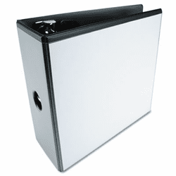 WLJ38650B Basic D-Ring View Binder, 11 x 8 1/2, 5" Capacity, Black By WILSON JONES CO.