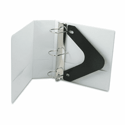 WLJ38654W Basic D-Ring Vinyl View Binder, 4" Capacity, White By WILSON JONES CO.