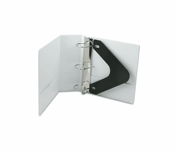 WLJ38654W Basic D-Ring Vinyl View Binder, 4" Capacity, White By WILSON JONES CO.