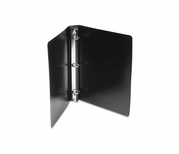 WLJ39014B Hanging DublLock Round Ring Poly Binder, 11 x 8-1/2, 1" Capacity, Black By WILSON JONES CO.