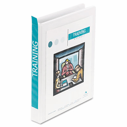 WLJ40813 International A4 Size 4-Ring View Binder, 1" Capacity, White By WILSON JONES CO.