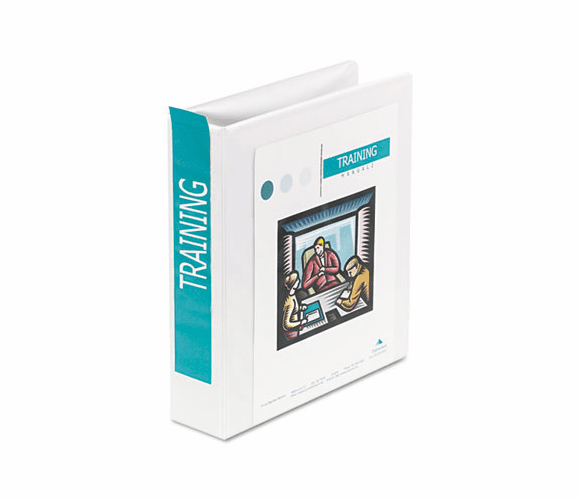 WLJ40823 International A4 Size 4-Ring View Binder, 2" Capacity, White By WILSON JONES CO.