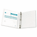WLJ43336 Print-Won't-Stick Flexible Poly Round Ring View Binder, 5/8" Capacity, Clear By WILSON JONES CO.