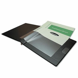 WLJ46050 Custom Imprint Presentation Binder, 1/2" Capacity, Black By WILSON JONES CO.
