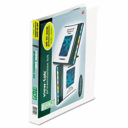 WLJ55094 View-Tab Round Ring Presentation Binder, 8-Tab Style, 1" Capacity, White By WILSON JONES CO.