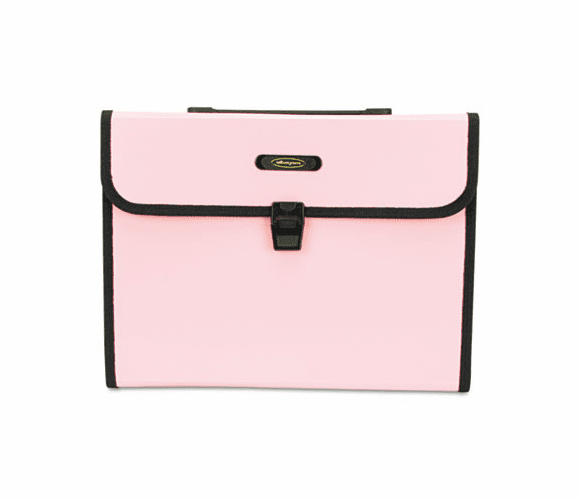 WLJ61012 Seven-Pocket Expanding File, 5 1/4 Inch Expansion, Letter, Pink By WILSON JONES CO.