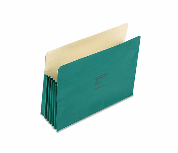 WLJ66G ColorLife 5 1/4 Inch Expansion Pocket, Straight Tab, Letter, Green, 10/Box By WILSON JONES CO.