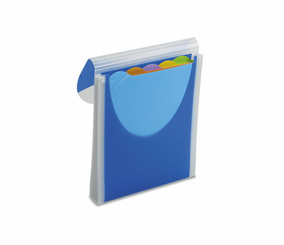 WLJ68583 Big Mouth Vertical Filer Organizer, Jacket, 10 x 12, Poly, Dark Blue By WILSON JONES CO.