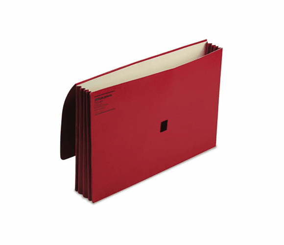 WLJ7224R ColorLife Three Inch Expansion Wallets with Velcro Gripper, Legal, Red By WILSON JONES CO.