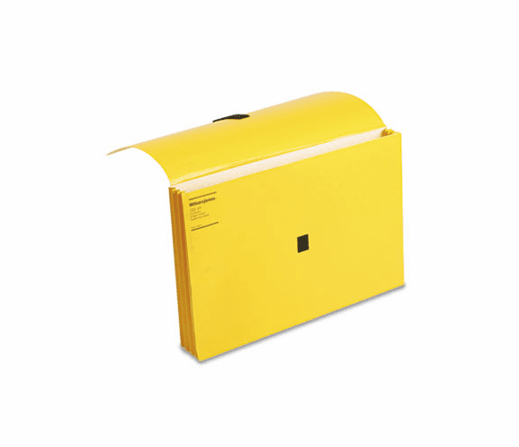WLJ7224Y ColorLife Three Inch Expansion Wallets with Velcro Gripper, Legal, Yellow By WILSON JONES CO.