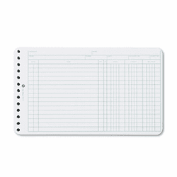 WLJ75850 Extra Sheets for Six-Ring Ledger Binder, 100/Pack By WILSON JONES CO.