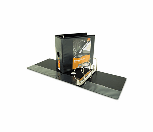 WLJ86651 Professional Plus No-Gap D-Rings Vinyl View Binder, 5" Capacity, Black By WILSON JONES CO.