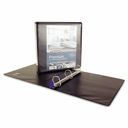 WLJ86661 Professional Plus No-Gap Vinyl View D-Ring Binder, 1-1/2" Capacity, Black By WILSON JONES CO.