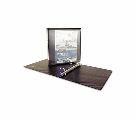 WLJ86661 Professional Plus No-Gap Vinyl View D-Ring Binder, 1-1/2" Capacity, Black By WILSON JONES CO.