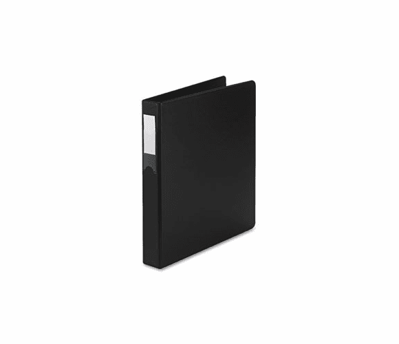 WLJ87600 Locking No-Gap D-Ring Vinyl Binder, 1" Capacity, Black By WILSON JONES CO.