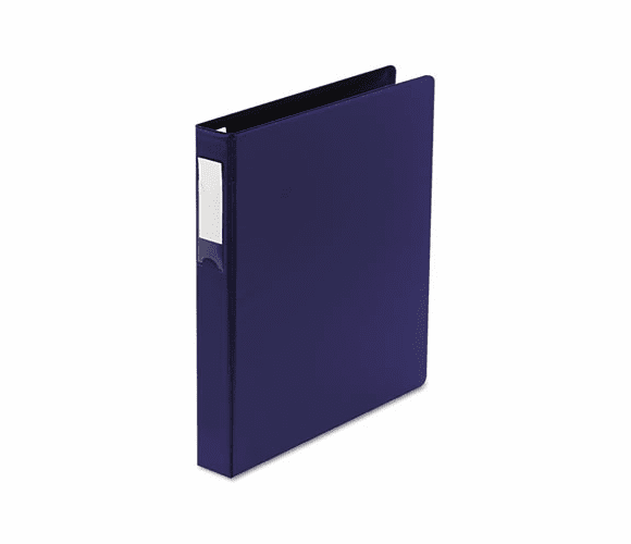 WLJ87601 Locking No-Gap D-Ring Vinyl Binder, 1" Capacity, Blue By WILSON JONES CO.