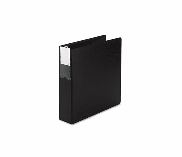 WLJ87606 Locking No-Gap D-Ring Vinyl Binder, 2" Capacity, Black By WILSON JONES CO.