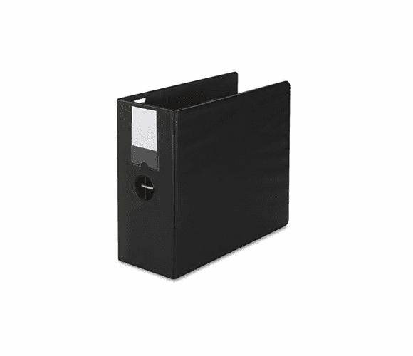 WLJ87615 Locking No-Gap D-Ring Vinyl Binder, 5" Capacity, Black By WILSON JONES CO.