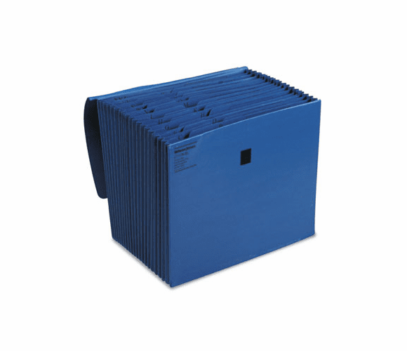 WLJC7117ABL ColorLife Expanding A-Z Files with Velcro, 21 Pocket, Letter, Dark Blue By WILSON JONES CO.