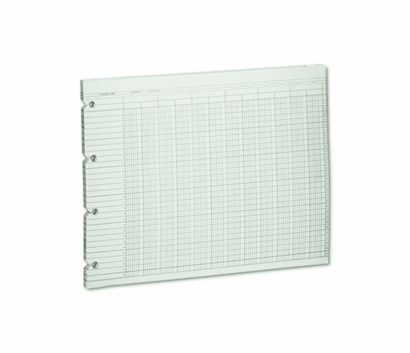 WLJG1020 Accounting Sheets, 20 Column, 9-1/4 x 11-7/8, 100 Loose Sheets/Pack, Green By WILSON JONES CO.