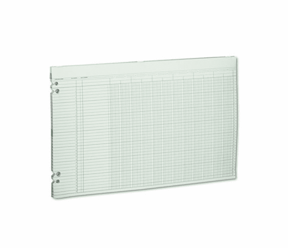 WLJG5012 Accounting Sheets, 12 Columns, 11 x 17, 100 Loose Sheets/Pack, Green By WILSON JONES CO.