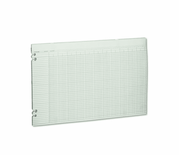 WLJG5036 Accounting Sheets, 36 Columns, 11 x 17, 100 Loose Sheets/Pack, Green By WILSON JONES CO.