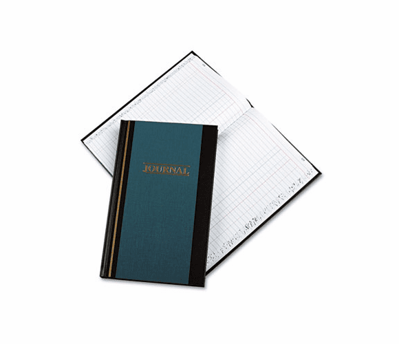WLJS3003J Two-Column Journal, Blue Hardcover, 300 Pages, 11 3/4 x 7 1/4 By WILSON JONES CO.