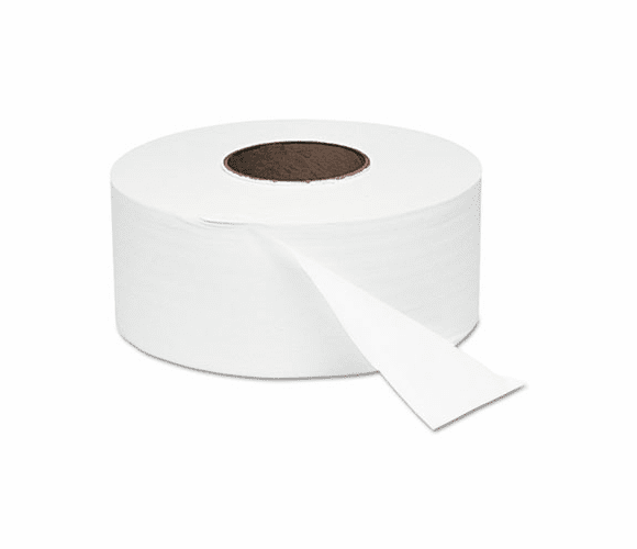 WNS202 White Jumbo Roll Bath Tissue, 9" dia, 1000 ft, 12 Rolls/Carton By WINDSOFT