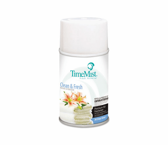 WTB332502TMCACT Metered Fragrance Dispenser Refills, Clean N Fresh, 6.6 oz, 12 Cans/Carton By WATERBURY COMPANIES