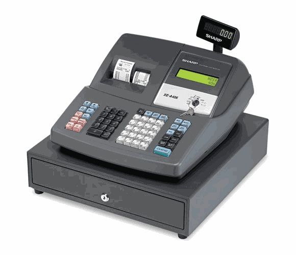 XE-A42S / XE-A406 Cash Register Factory Refurbished By Sharp