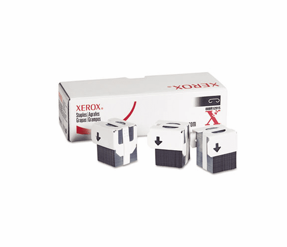 XER008R12915 Staples for Xerox WORKCENTRE PRO123/M24/Others, 3 Cartridges, 15,000 Staples By XEROX CORP.