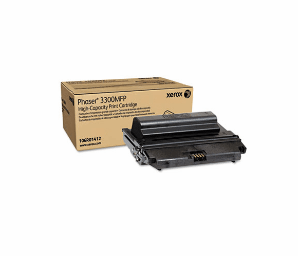 XER106R01412 106R01412 High-Yield Toner, 8000 Page-Yield, Black By XEROX CORP.