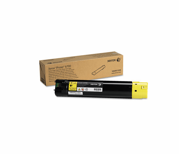 XER106R01509 106R01509 Toner, 12,000 Page-Yield, Yellow By XEROX CORP.