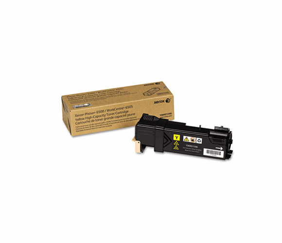 XER106R01596 106R01596 High-Capacity Toner, 2,500 Page-Yield, Yellow By XEROX CORP.
