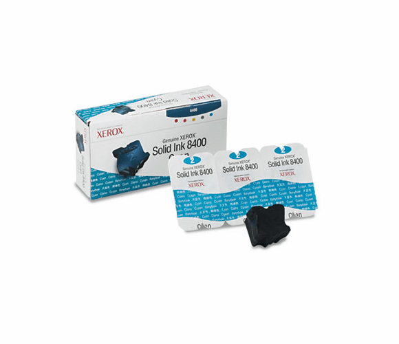 XER108R00605 108R00605 Solid Ink Stick, 1,133 Page-Yield, 3/Box, Cyan By XEROX CORP.