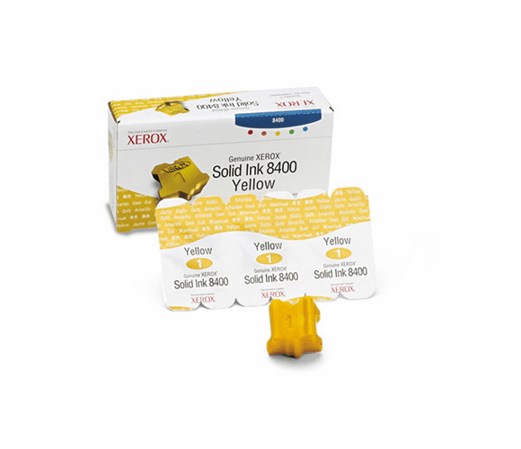 XER108R00607 108R00607 Solid Ink Stick, 1,133 Page-Yield, 3/Box, Yellow By XEROX CORP.
