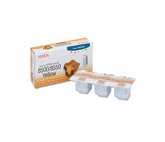 XER108R00671 108R00671 Solid Ink Stick, 1,033 Page-Yield, 3/Box, Yellow By XEROX CORP.