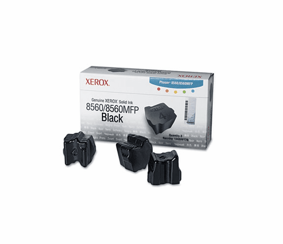 XER108R00726 108R00726 Solid Ink Stick, 3400 Page-Yield, 3/Box, Black By XEROX CORP.