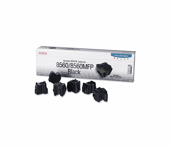XER108R00727 108R00727 Solid Ink Stick, 6800 Page-Yield, 6/Box, Black By XEROX CORP.