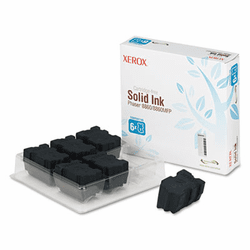 XER108R00746 108R00746 High-Yield Solid Ink Stick, 2333 Page-Yield, 6/Box, Cyan By XEROX CORP.