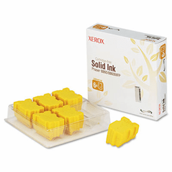 XER108R00748 108R00748 High-Yield Solid Ink Stick, 2333 Page-Yield, 6/Box, Yellow By XEROX CORP.
