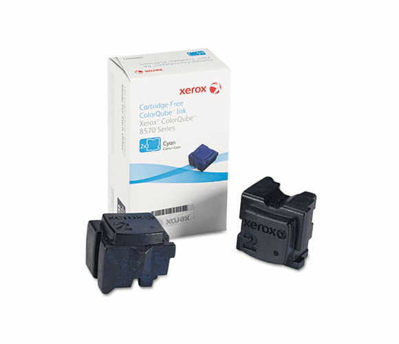 XER108R00926 108R00926 Solid Ink Stick, 4,400 Page-Yield, Cyan, 2/Pk By XEROX CORP.