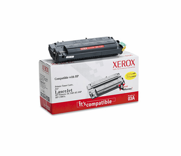 XER6R905 6R905 Compatible Remanufactured Toner, 4000 Page-Yield, Black By XEROX CORP.