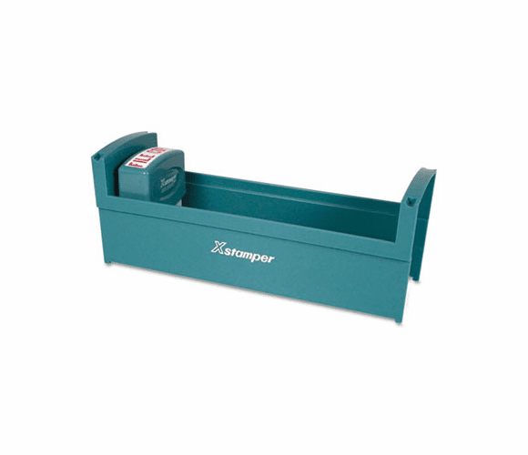 XST07515 Plastic Stamp Tray, 7 1/2 x 2 1/2 x 2 7/8, Slate By SHACHIHATA INC. U.S.A.