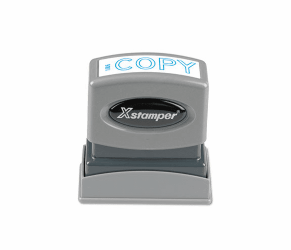 XST1006 Title Message Stamp, COPY, Pre-Inked/Re-Inkable, Blue By SHACHIHATA INC. U.S.A.