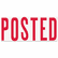 XST1047 Pre-Inked Stamp, POSTED, Red By SHACHIHATA INC. U.S.A.