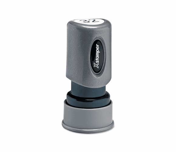 XST1XPN32 ECO Round Custom Message, Pre-Inked/Re-Inkable, Five Colors By SHACHIHATA INC. U.S.A.