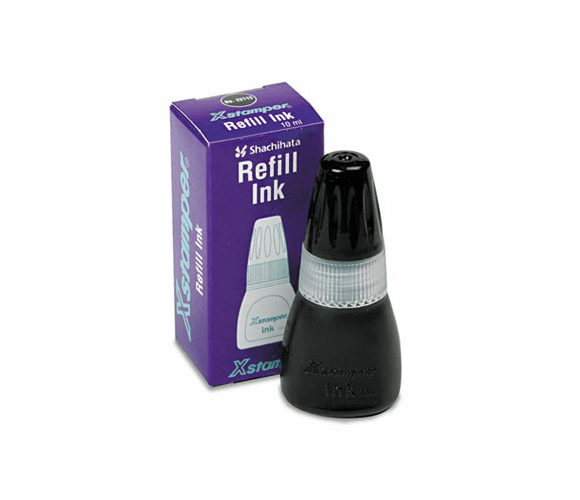 XST22112 Refill Ink for Xstamper Stamps, 10ml-Bottle, Black By SHACHIHATA INC. U.S.A.