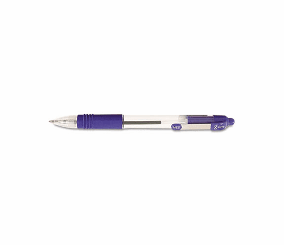 ZEB22220 Z-Grip Retractable Ballpoint Pen, Blue Ink, Medium, Dozen By ZEBRA PEN CORP.