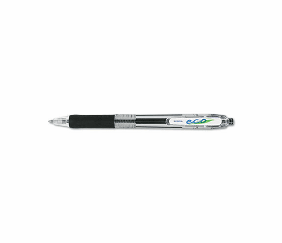 ZEB22510 Jimnie Clip Ballpoint Retractable Pen, Black Ink, Medium, Dozen By ZEBRA PEN CORP.
